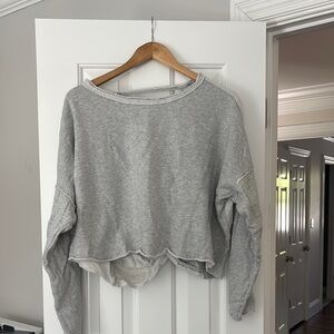 Aerie Sweatshirt with Open Twist Back